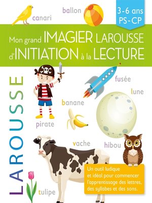 cover image of Mon grand imagier Larousse d'initiation à la lecture